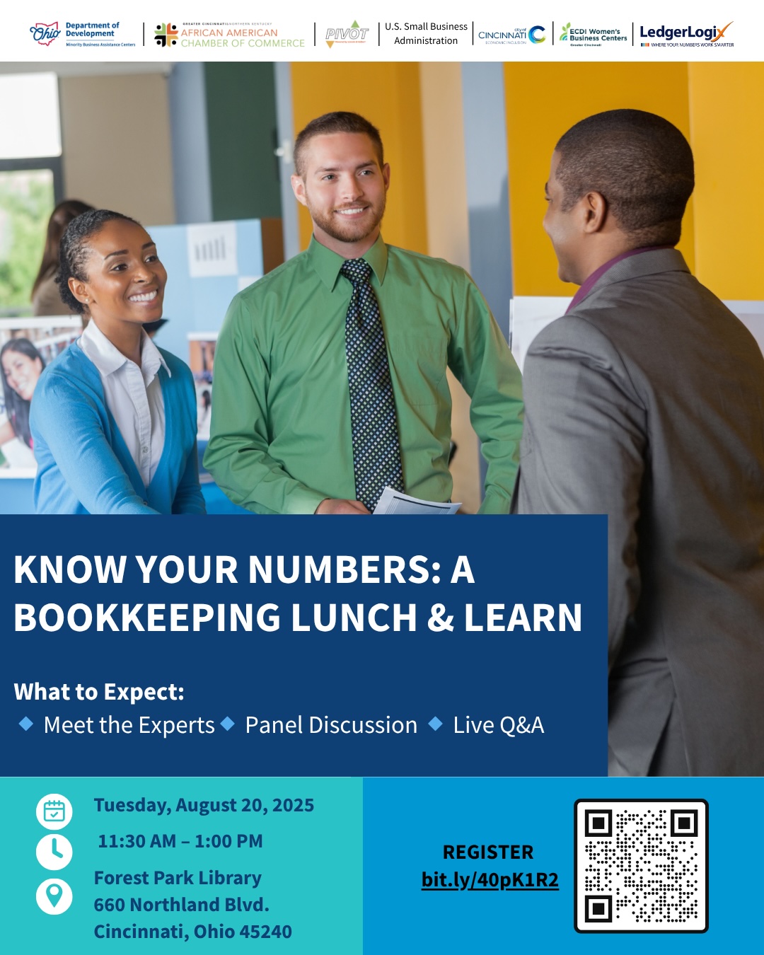 Know your Numbers: A Bookkeeping Lunch & Learn