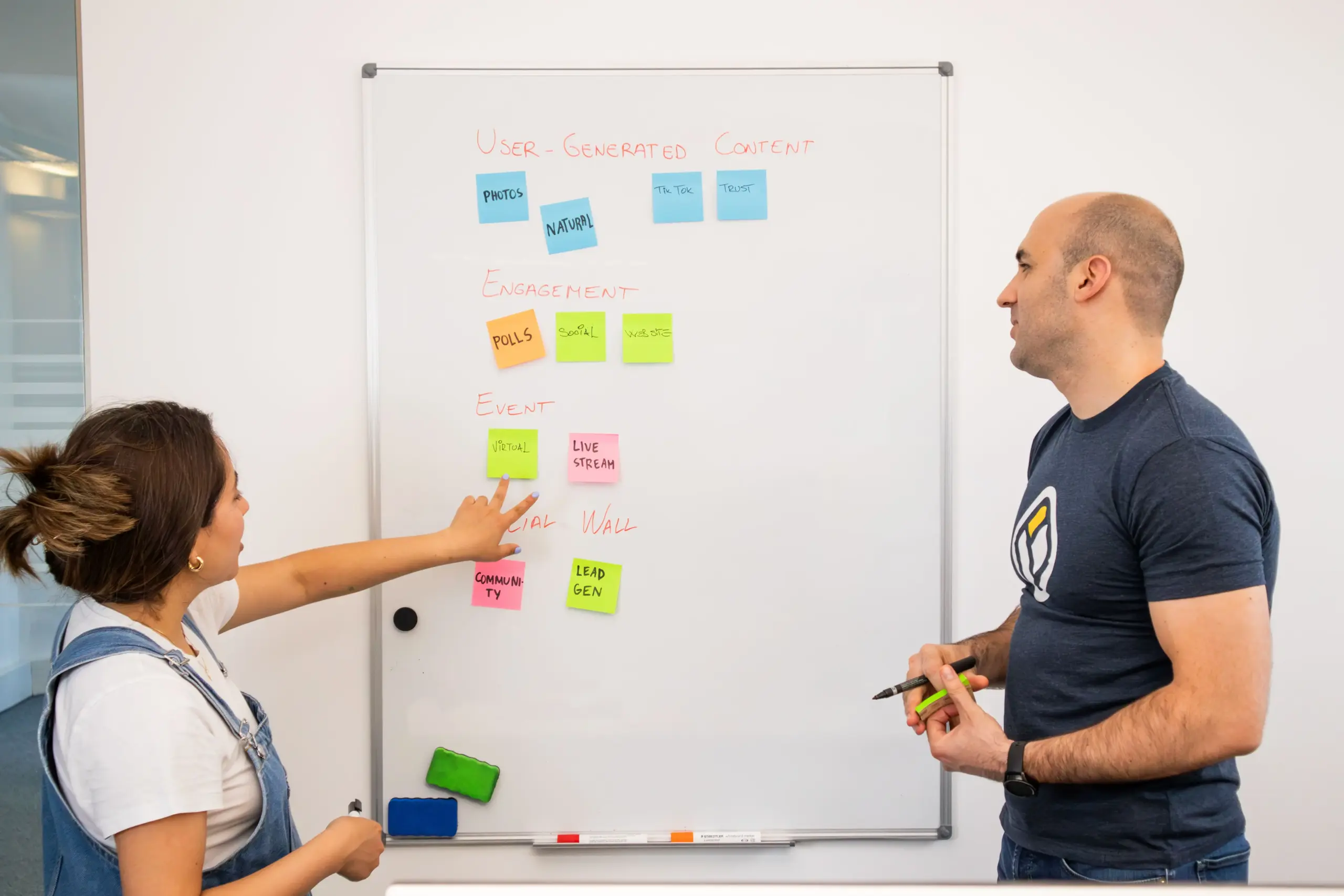 Two professionals planning sticky notes Two professionals planning sticky notes scaled