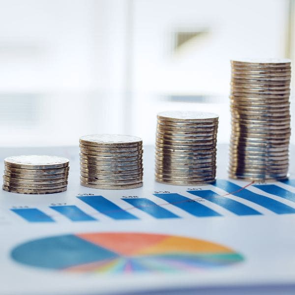 stacked coins
